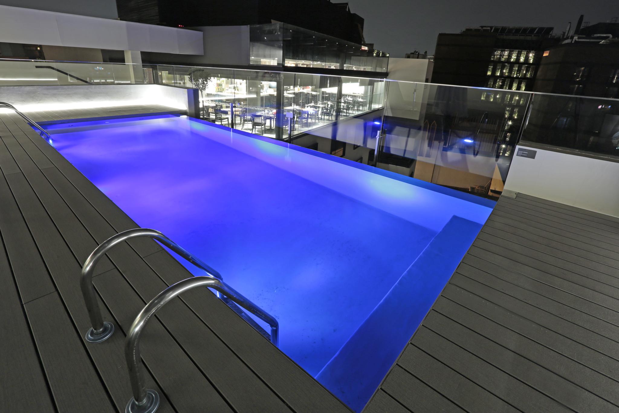 Hotel Cumbres Lastarria Santiago Exterior photo The rooftop pool at the Mandarin Oriental, Barcelona